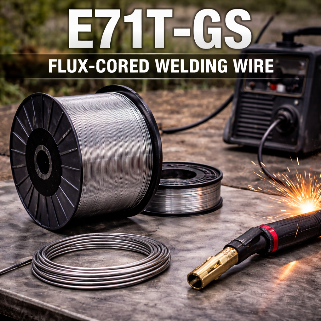 E71T-GS Gasless Flux-Cored Wire "Innershield Style"