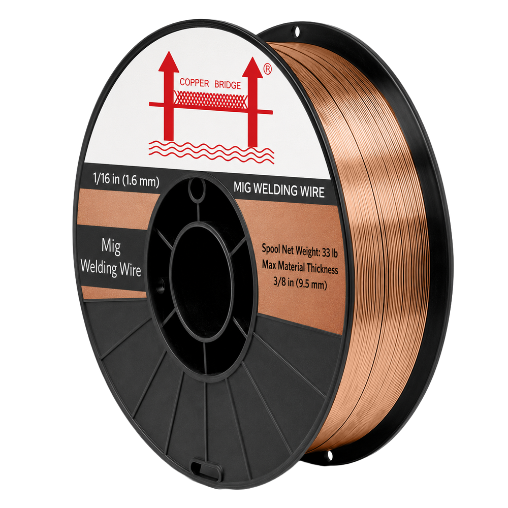 AWS ER70S-6 33 lb (15 kg) Spool Solid MIG Wire