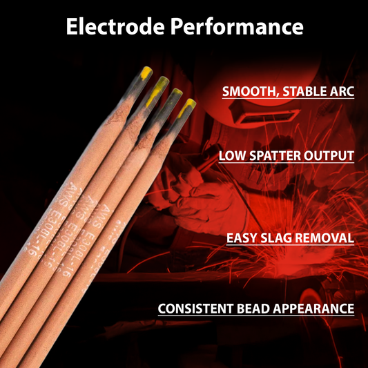 AWS E308L-16 1/8 in (3.2 mm), 2 lb Box Stainless Stick Electrodes