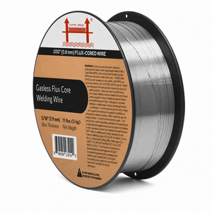AWS E71T-GS .030 in (0.8 mm) 11 lb (5 kg) Spool Gasless Flux-Cored Wire "Innershield Style" – Self-Shielded, Smooth Arc, Mild Steel, DCEN