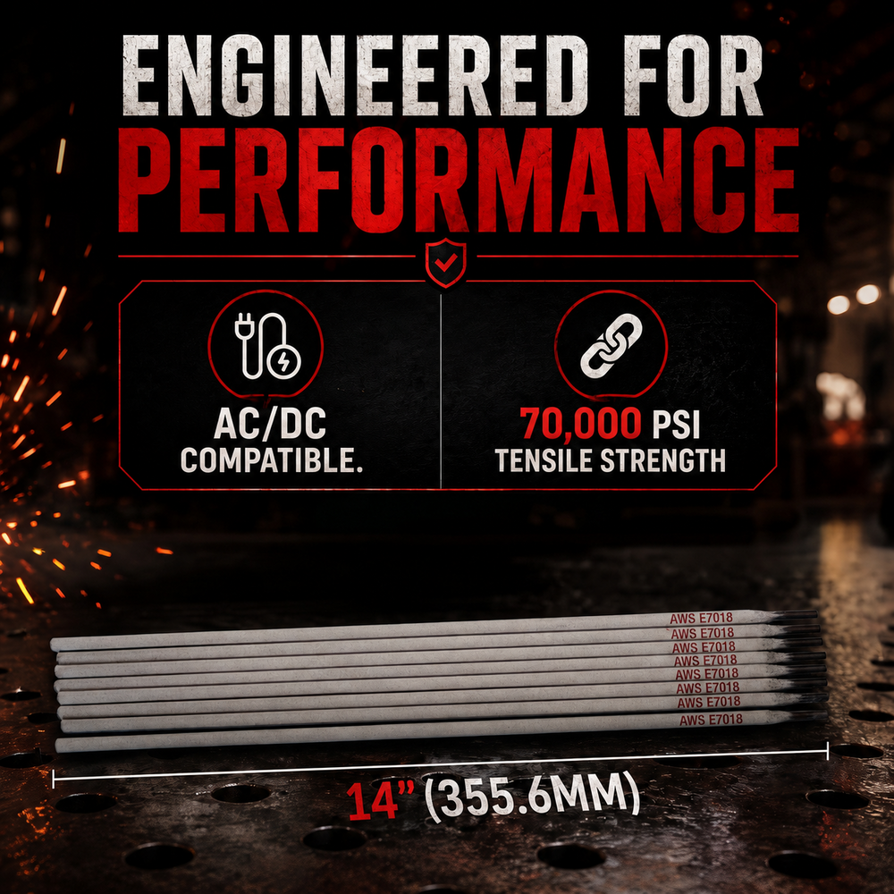 AWS E7018 10 lb (5 kg) Box Stick Welding Electrodes