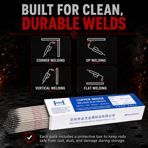 AWS E7018 10 lb (5 kg) Box Stick Welding Electrodes