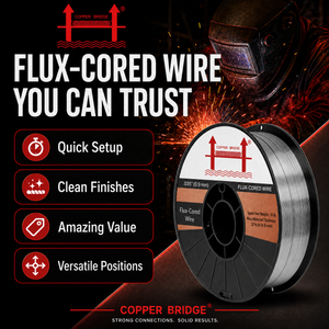 AWS E71T-GS 10 lb (5 kg) Spool Gasless Flux-Cored Wire "Innershield Style"