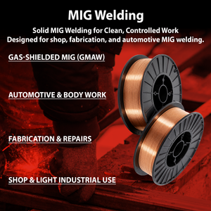 AWS ER70S-6 33 lb (15 kg) Spool Solid MIG Wire