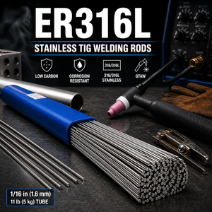 AWS ER316L 10 lb (5 kg) Tube Stainless Steel TIG Welding Rods